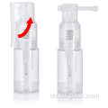 Transparente Plastikpulversprayflasche